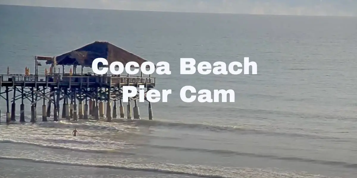 5 Cocoa Beach Pier Cam Views on One Page Surf, Weather, Pier